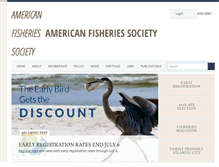 Tablet Screenshot of fisheries.org